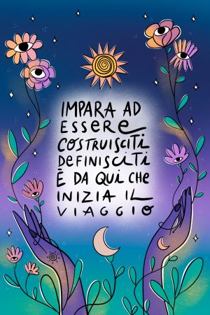 Poster "Impara ad essere", Enrica Mannari