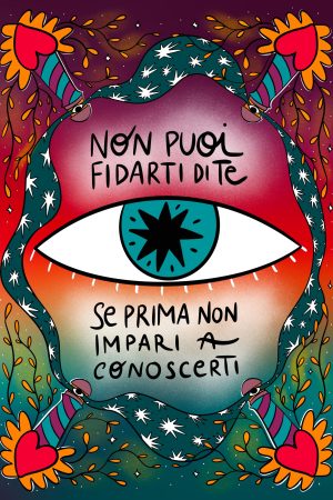 Poster "Conosciti", Enrica Mannari