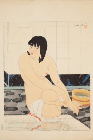 Poster "At the Bath", Toraji Ishikawa