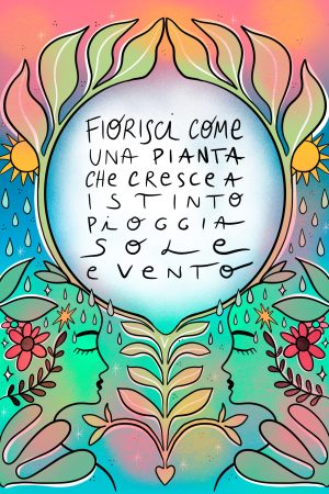 Poster "Fiorisci", Enrica Mannari