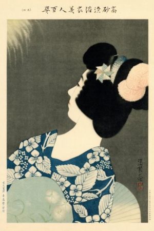 Poster "Fireworks", Shinsui Ito