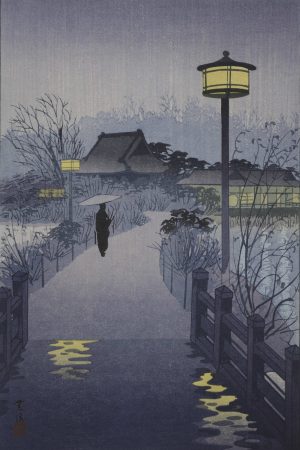 Poster "Sera di foschia", Shiro Kasamatsu