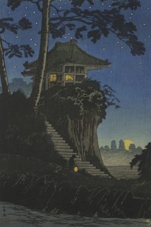 Poster "La notte al tempio Tokumochi", Takahashi Shotei