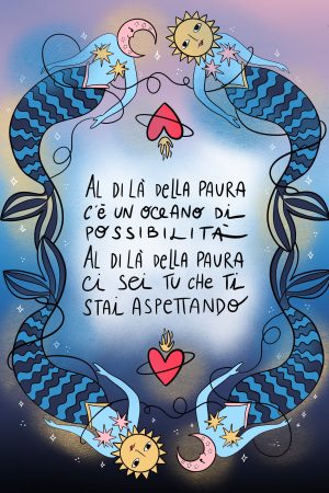 Poster "Al di là della paura", Enrica Mannari
