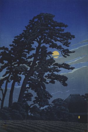 Poster "Luna a Umagome", Kawase Hasui