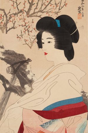 Poster "Red Blossoms", Shinsui Ito