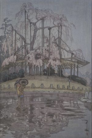 Poster "Il grande ciliegio di Kyoto", Yoshida Hiroshi