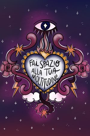 Poster "Moltitudine", Enrica Mannari