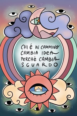 Poster "Cambia sguardo", Enrica Mannari