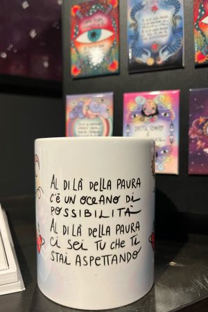 Tazza "Al di là della paura", Enrica Mannari