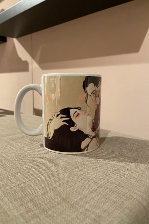 Tazza "Stai qui con me", Giulia Rosa